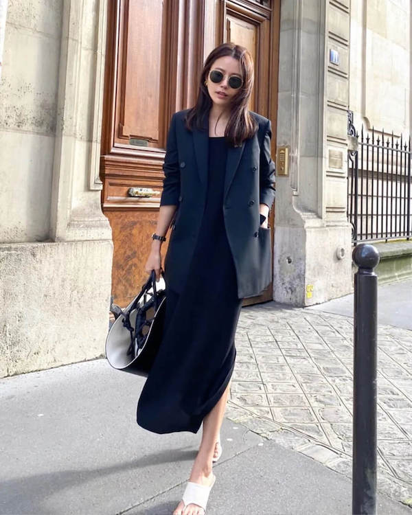 parisian summer style black