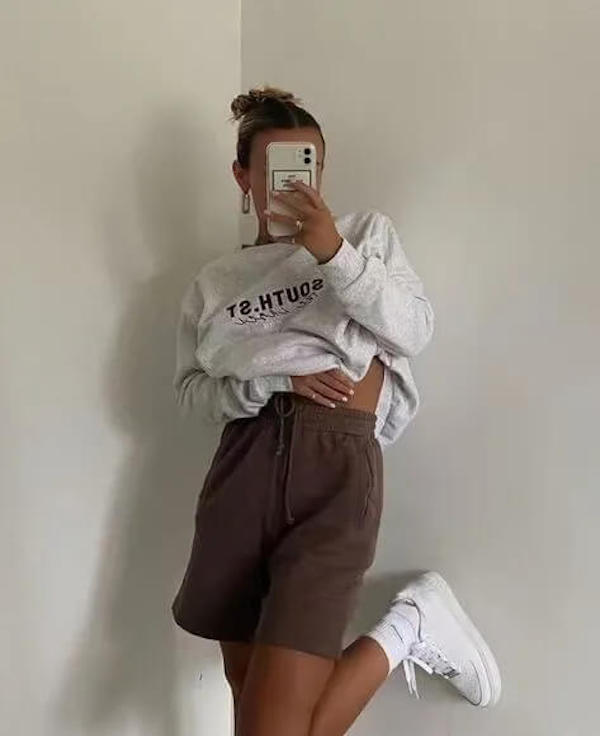 summer shorts outfit sweat short